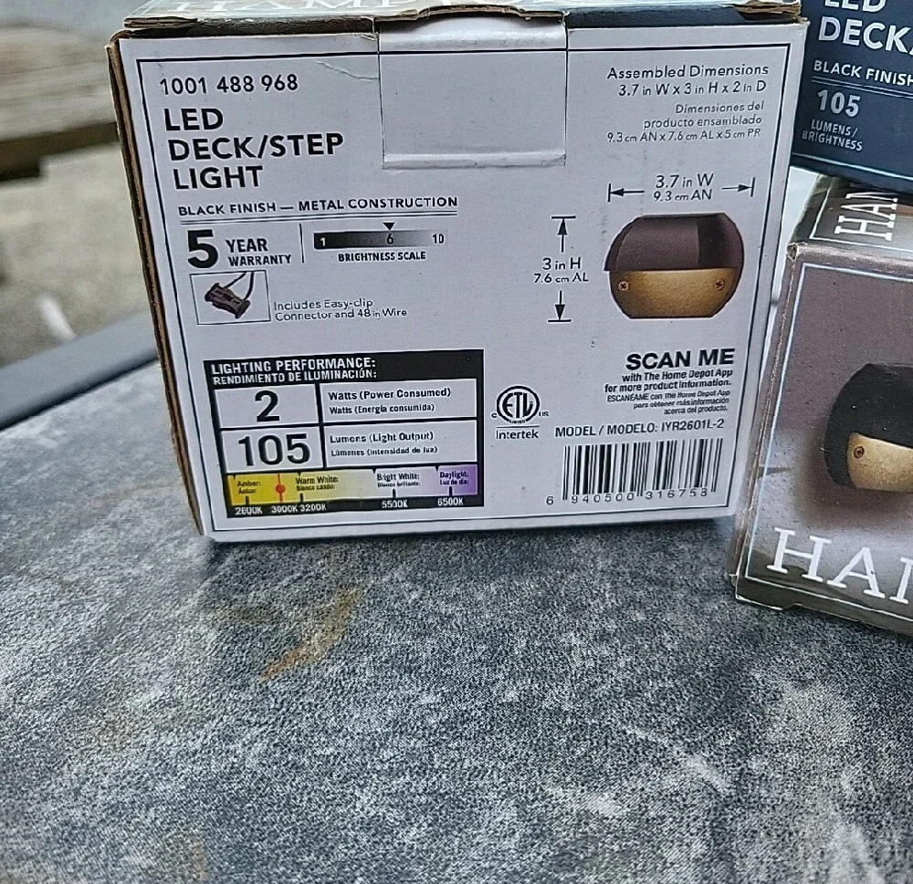 Hampton Bay led deck